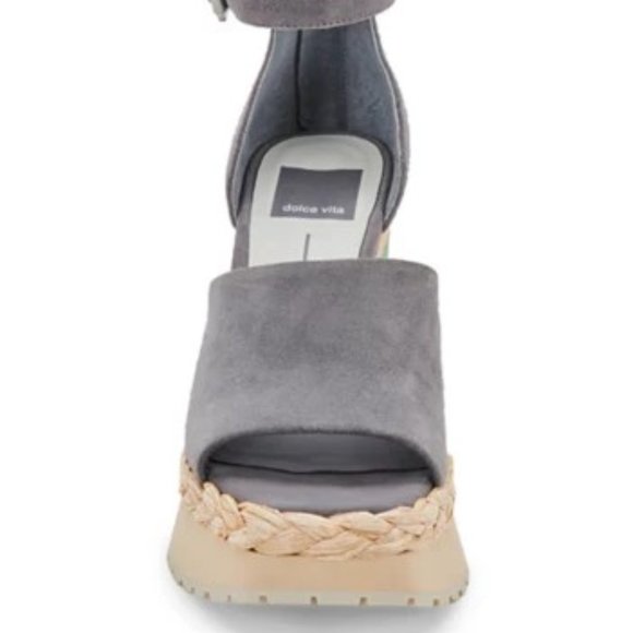 Dolce Vita Parle Ankle Strap Wedge Sandals - Picture 8 of 8